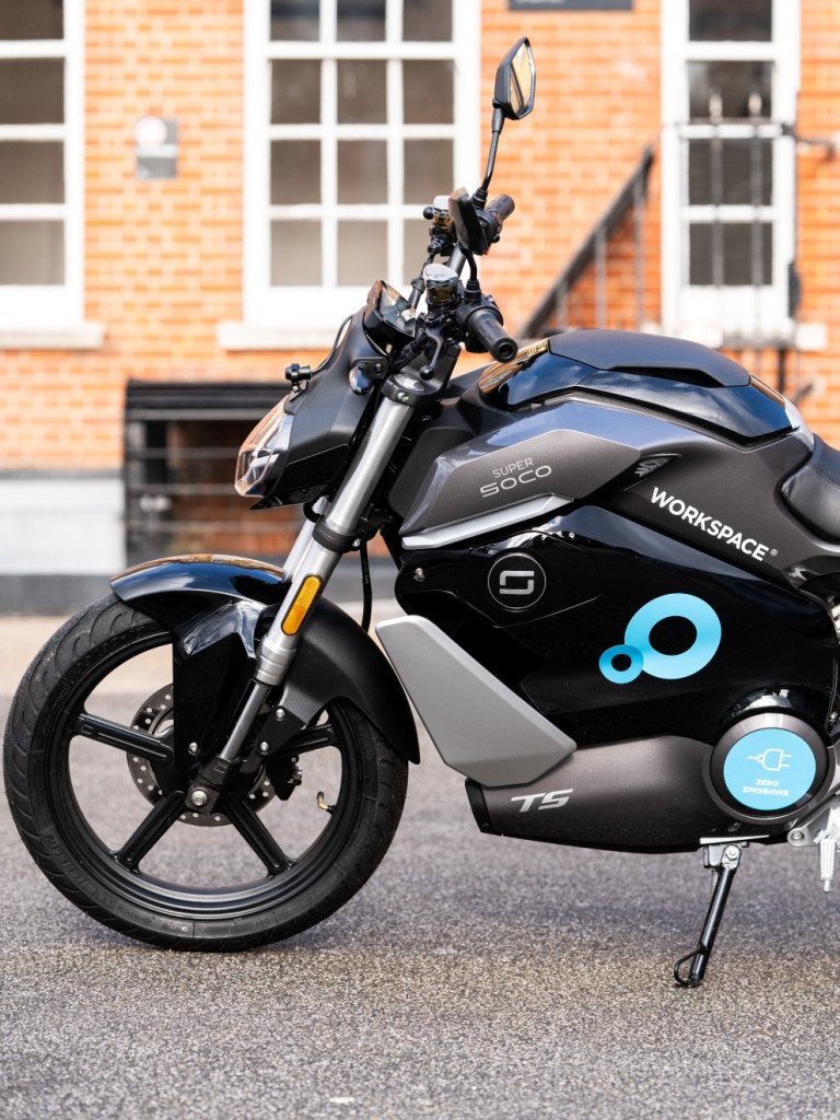 Super Soco electric motorbike
