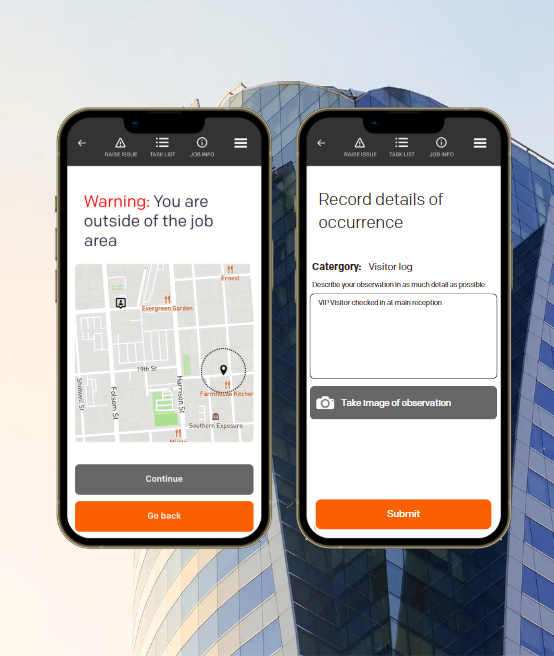 Geo-tagged location warnings